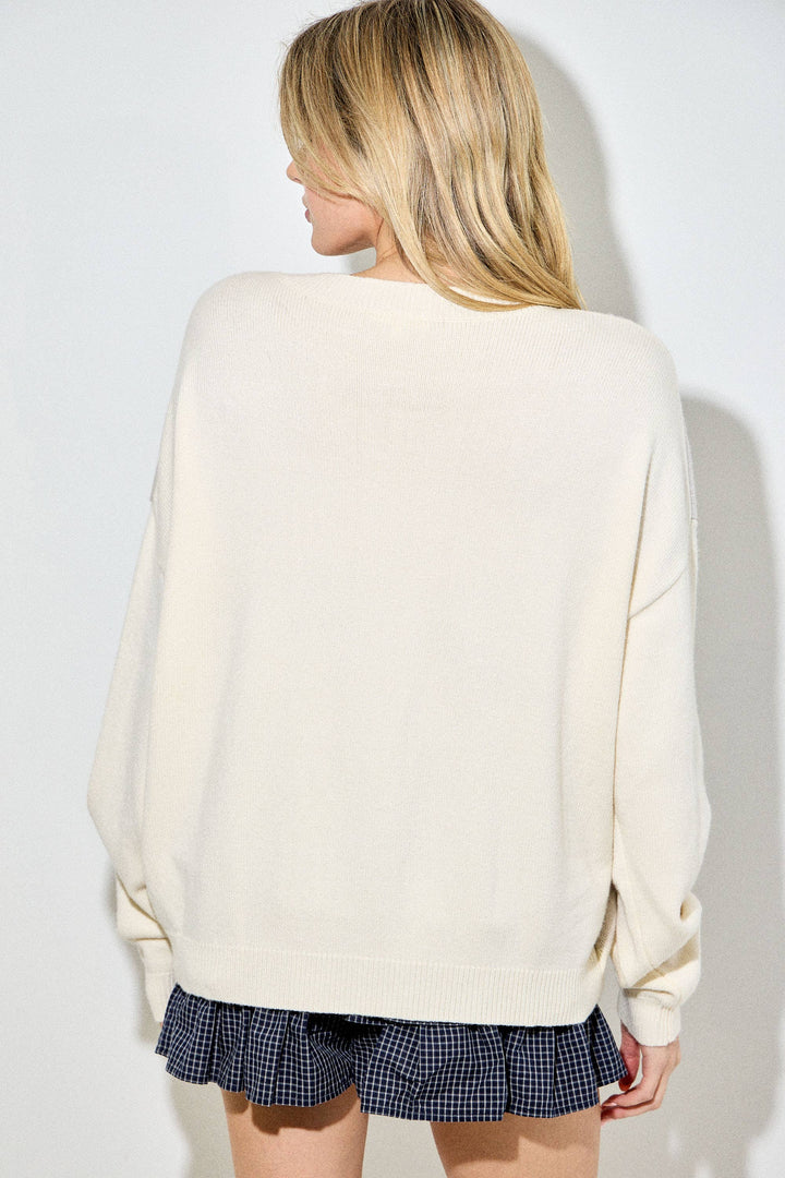 DACHSHUND KNIT SWEATER