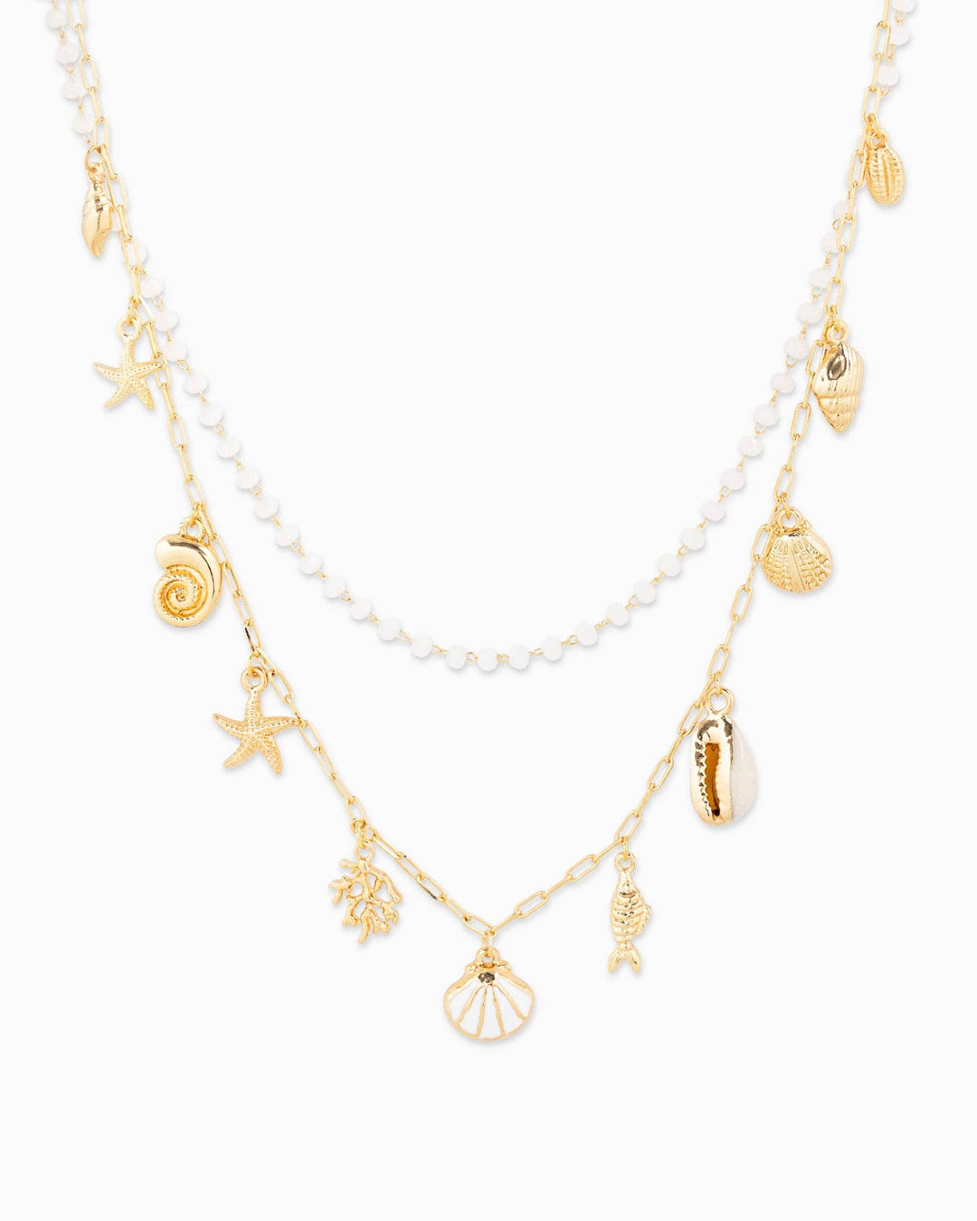 Maxi Sea Life Charm Layered Necklace