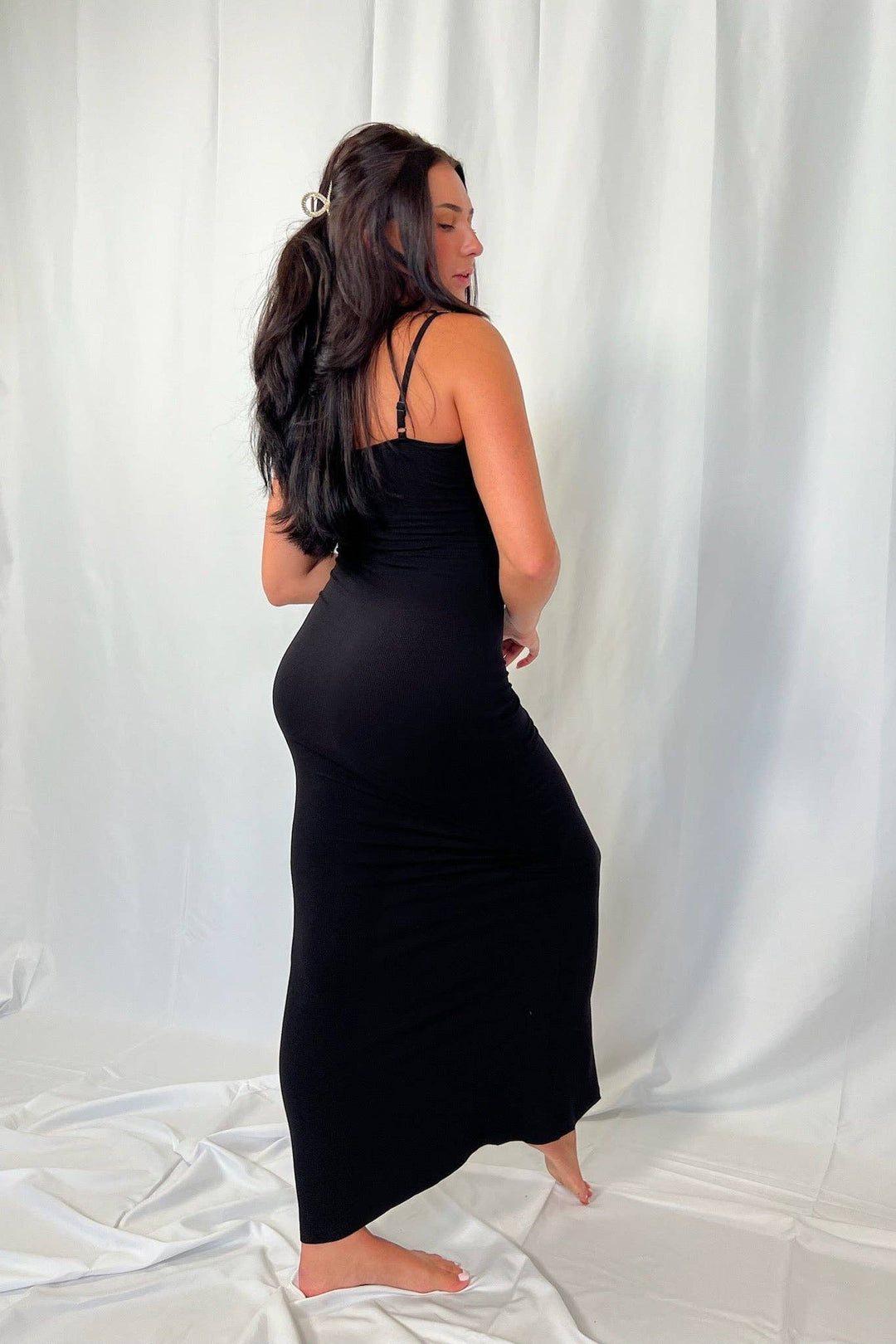 My Go-To Slip Dress: Black