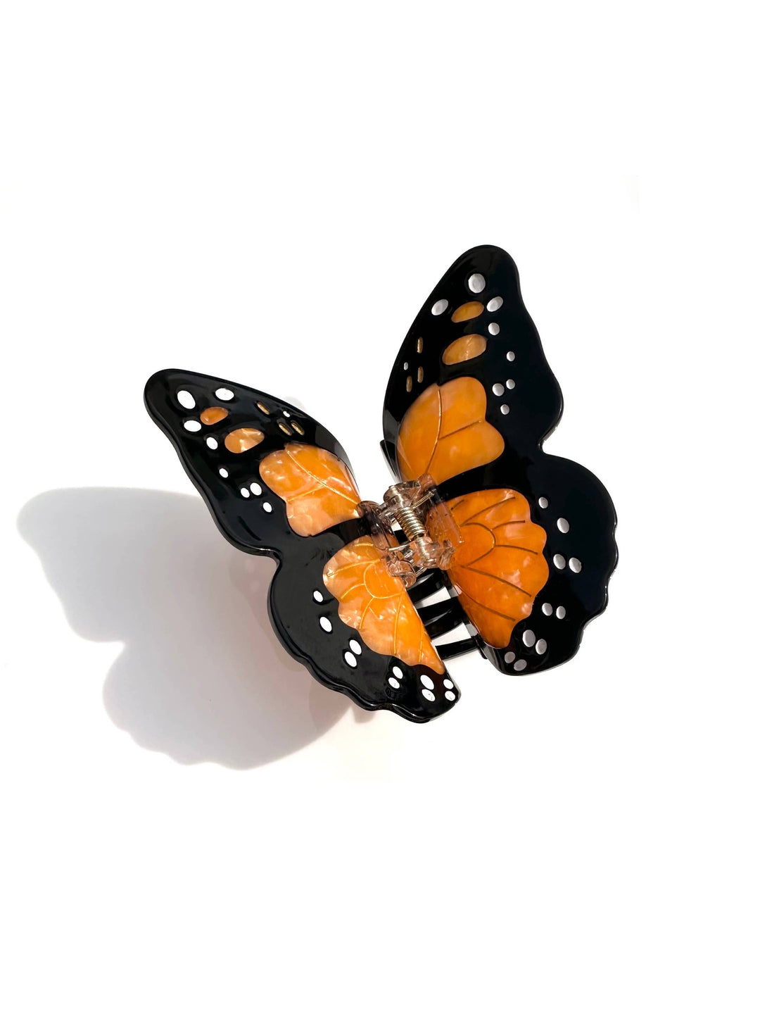 Hand-painted Monarch Butterfly Claw Hair Clip | Eco-Friendly: Pale Blue