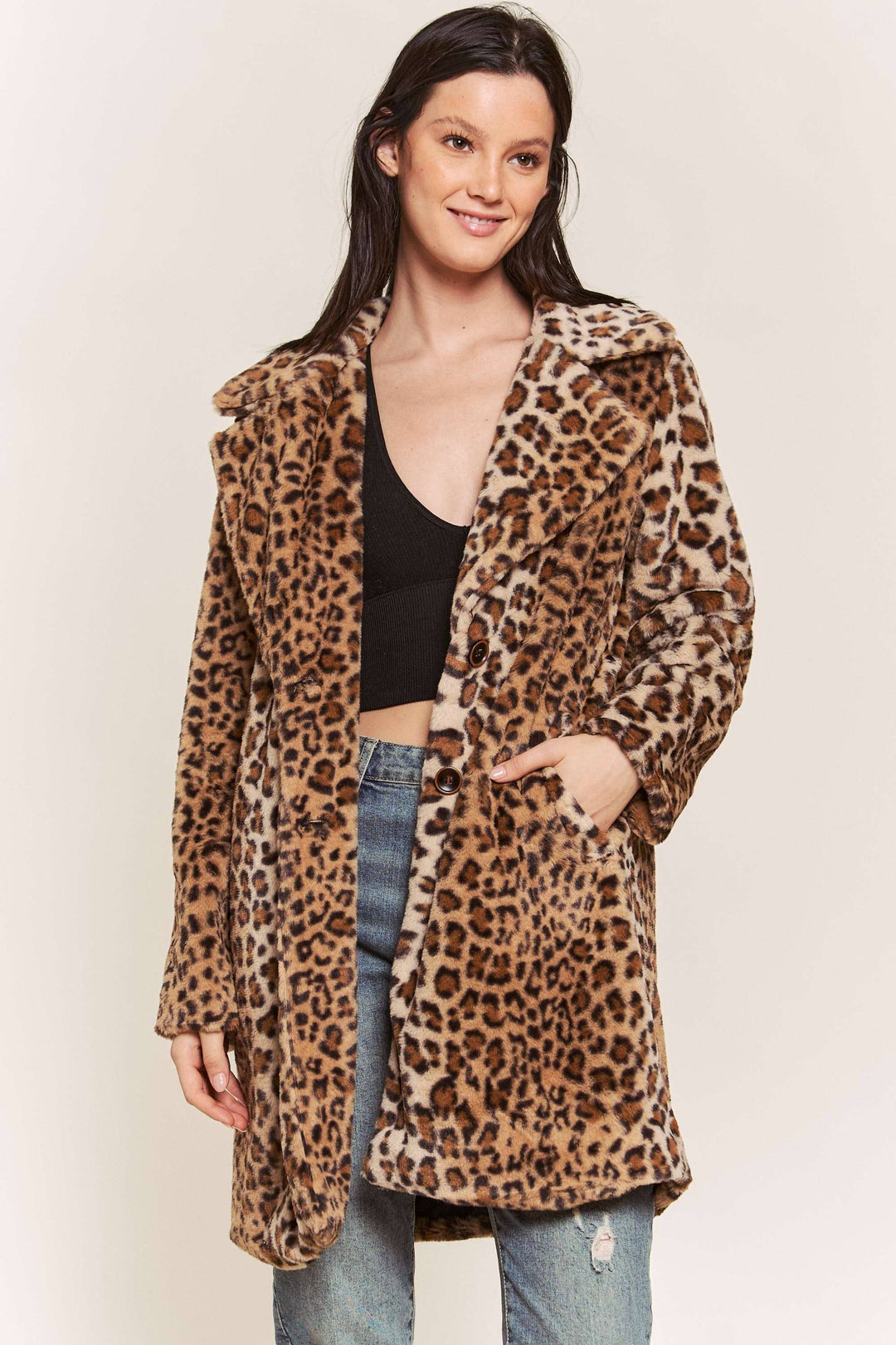 LEOPARD FAUX FUR