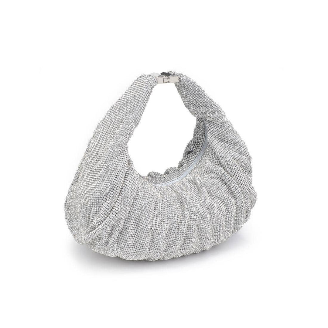 Arianna Evening Bag: Silver