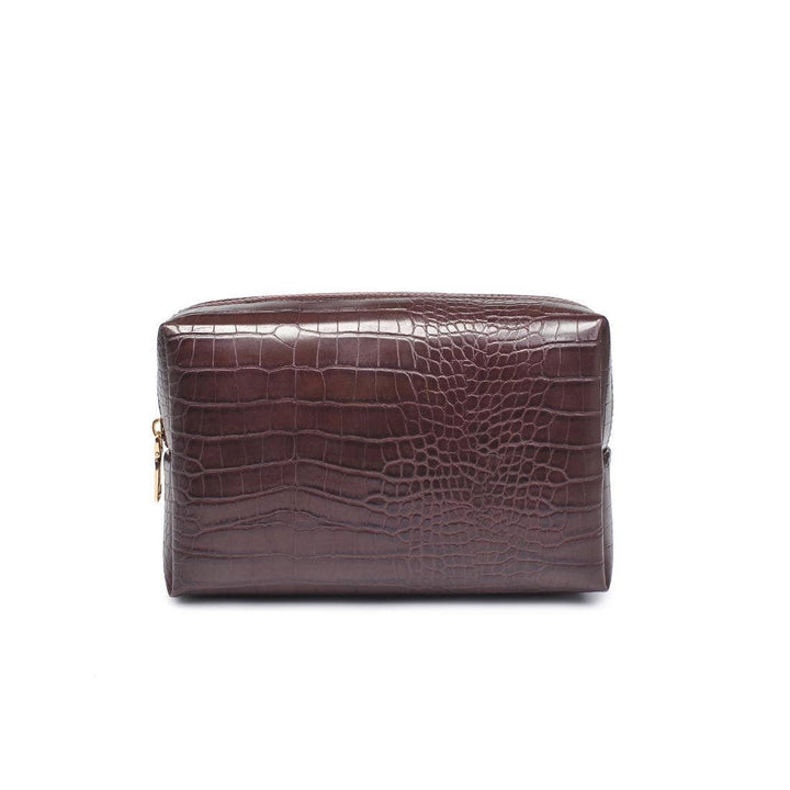 Croc Chic Cosmetic Pouch: Red