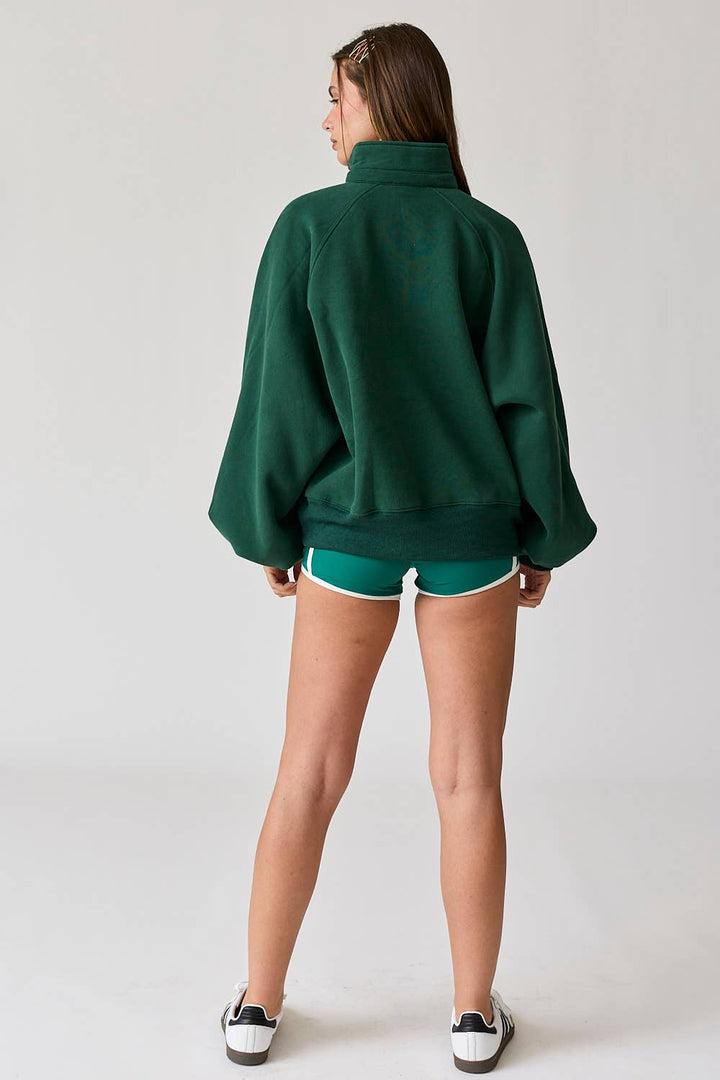 HUNTER GREEN PULLOVER