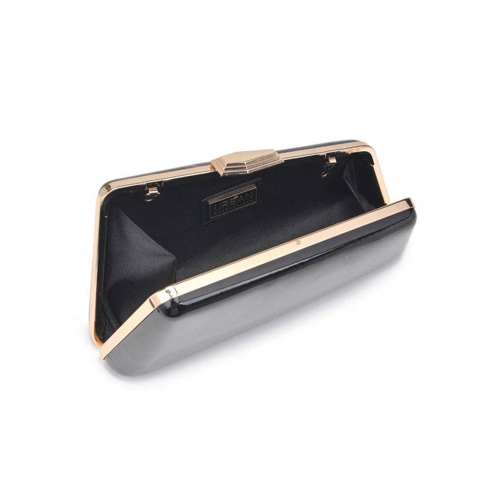 Irene - Patent Asymmetrical Evening Bag: Red