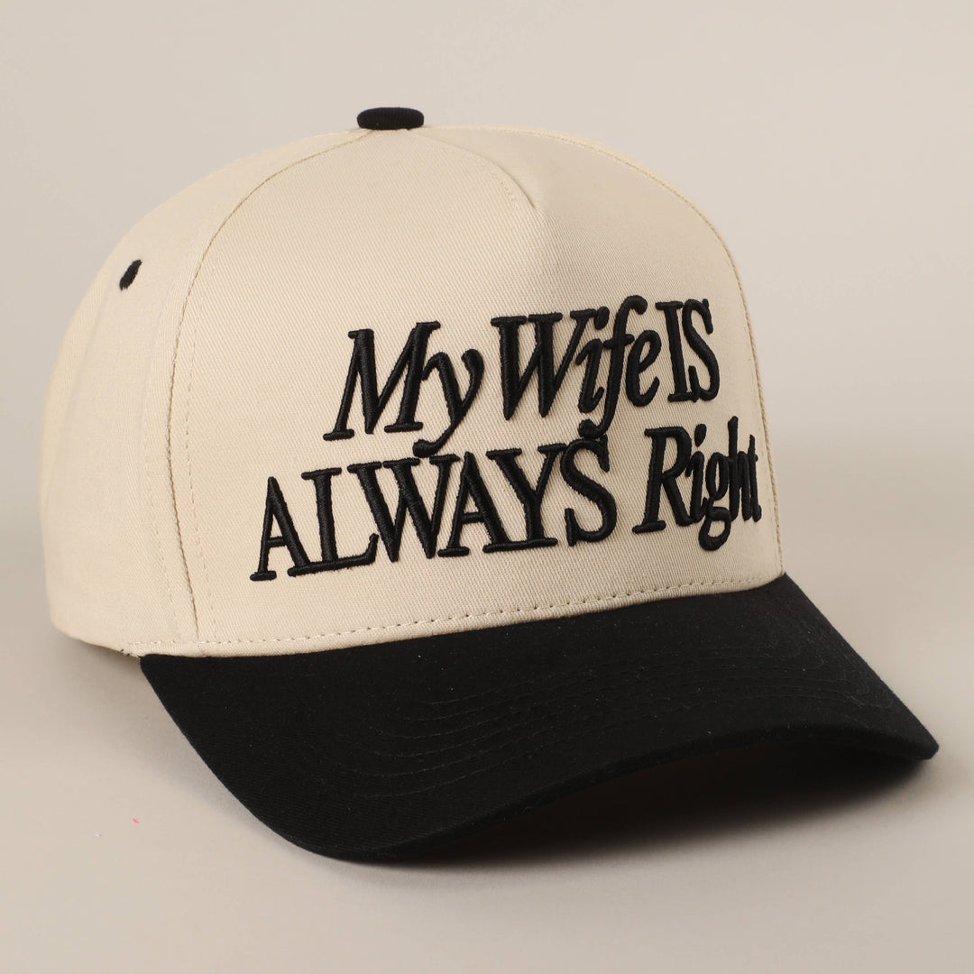 My Wife Is Always Right