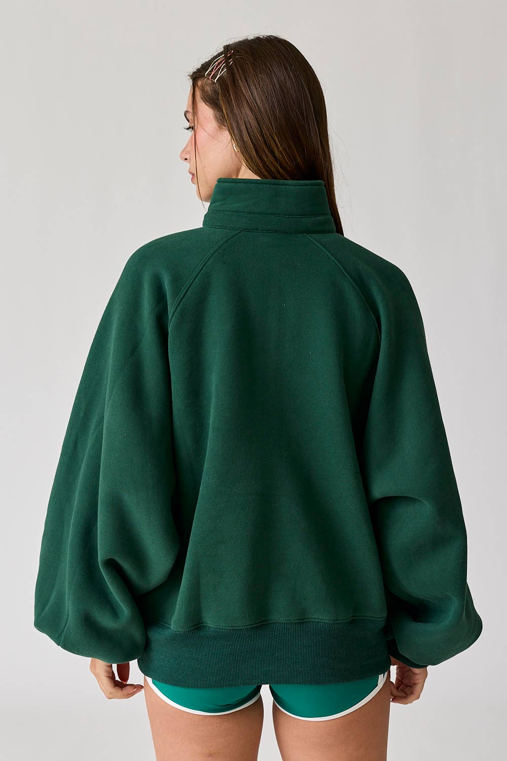 HUNTER GREEN PULLOVER