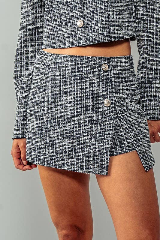 Celestial Mini Skirt: KHAKI