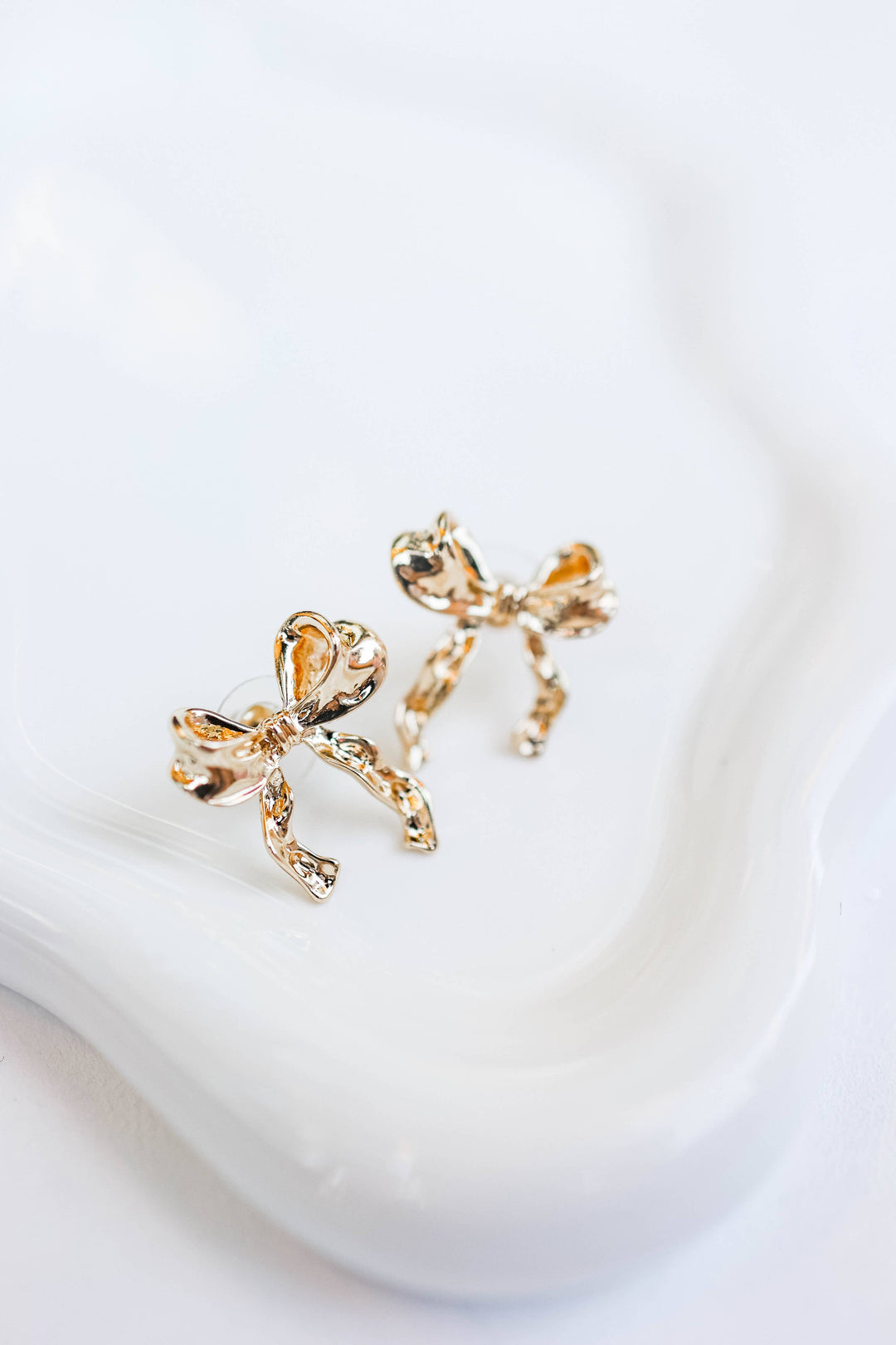 Lauren Kenzie, LLC - Gold Bow Studs