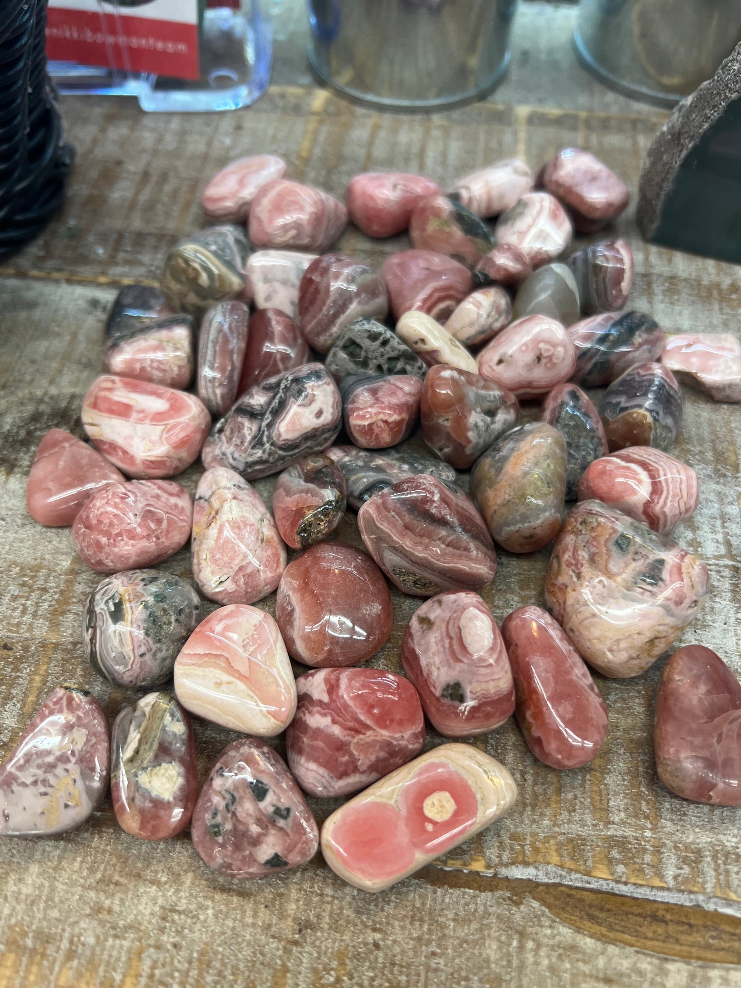 Tumbled Rhodochrosite