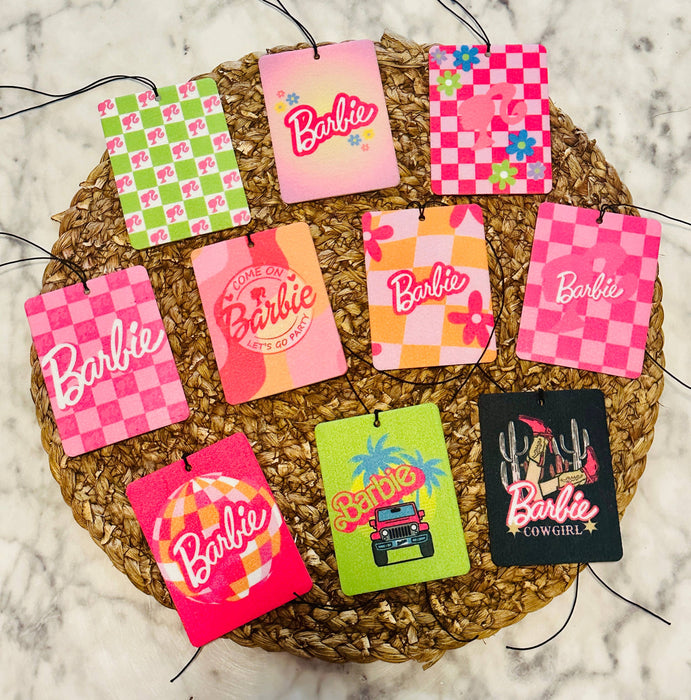 Bizzz Designs - Barbie Themed felt freshies (air freshies) | set of 10