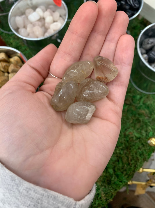 Tumbled Rutilated Quartz