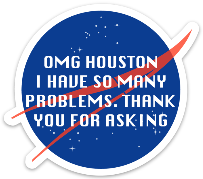 FUN CLUB - Omg Houston Sticker